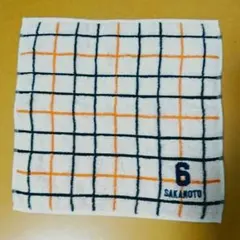 読売ジャイアンツ 坂本勇人 チェックミニタオル 背番号6