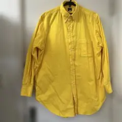 HACKETT イエロー ボタンダウン 長袖シャツ
