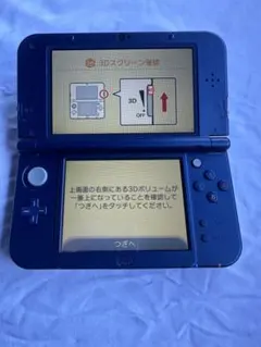 美品 New 3DS LL ネイビー 本体　ペン付き