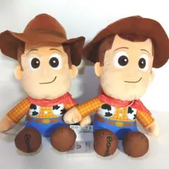 トイ・ストーリー5 LL ぬいぐるみ ウッディ 2体セット まとめ売りのサムネイル