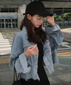 ライトブルーデニムジャケット