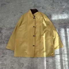 90s vintage レトロ イエロー ジャケット ゆるだぼ　カジュアル 古着のサムネイル