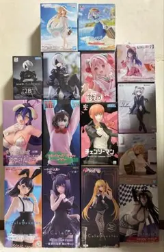 美少女フィギュア まとめ売り 15種セット オーバーロード　着せ恋　桜ミク　など
