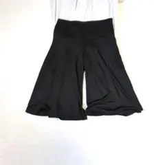 【Ballsey/ボールジィ】ガウチョパンツ『36』黒　日本製　トゥモローランド
