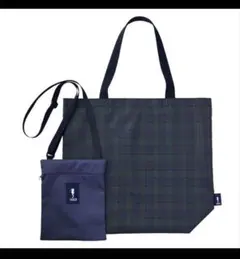 素敵なあの人2025年2月号付録フクゾーサコッシュバッグ&折りたたみトートバッグ