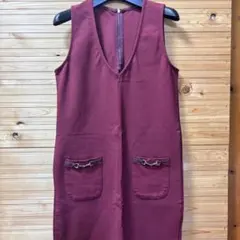 Ray Cassin Vネック ノースリーブ ワンピース