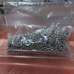 【未使用に近い】ボールチェーン10cmシルバー