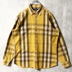 【極美品】バーバリーロンドン メガノバチェック長袖シャツサイズL