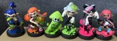 スプラトゥーン 6体セット　amiibo 動作確認&初期化済みのサムネイル