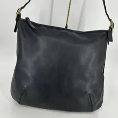 ☆極美品☆coach☆コーチ☆レザーショルダーバッグ☆ブラック☆y2k