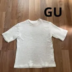 GU サマーニットＴシャツ　Ｌのサムネイル