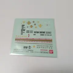 GWガンプラマーキングシールキャンペーン　地球連邦軍　ガンダムデカール