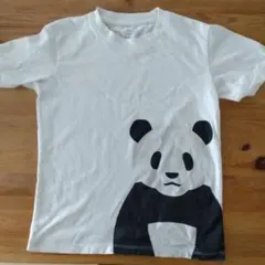 パンダ柄 半袖Tシャツ ホワイトのサムネイル
