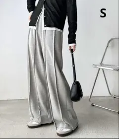 ジーラ フロントラインワイドスウェットパンツ