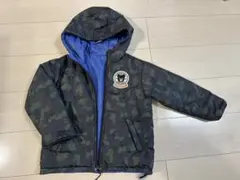 DOUBLE.B 迷彩 リバーシブルダウンコート110