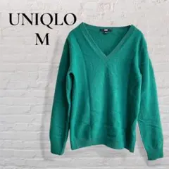【UNIQLO】【M】レディースセーター　カシミヤ100 ニット　Ｖネック
