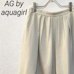 AG by aquagirl ひざ丈フレアスカート シンプル 裏地付き きれいめ