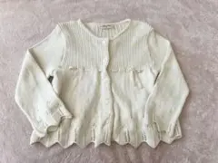 センスオブワンダー コットンニットカーディガン　100