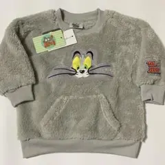 新品　トムとジェリー　ポケット付き　フリース　なりきり　トレーナー 100