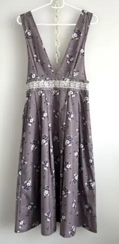 【axes femme】2023年福袋 花柄レース切替ジャンパースカート