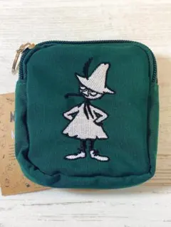 ムーミン コインケース スナフキン グリーン 新品