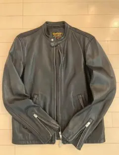 【値下げ】Édifice 本革ライダースジャケット ダークグレー