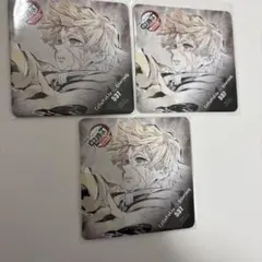 鬼滅の刃　ufotableダイニング フィナーレ　コースター　我妻善逸 3点