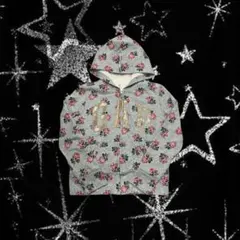 00s archive GAP ジップ パーカー 花柄 Y2K 平成ギャル