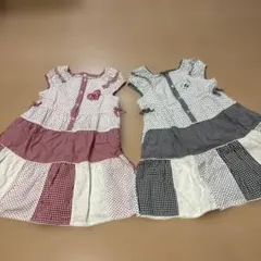 ワンピース130cm フリル付き