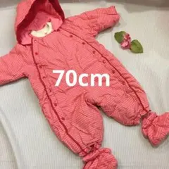 ベビー服 70cm ジャンプスーツ カバーオール スノーコンビのサムネイル