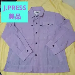J.PRESS☆美品　長袖シャツジャケット　羽織り　春夏