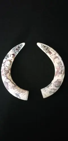 マンモス牙 骨董品 七福神 縁起物 - メルカリ