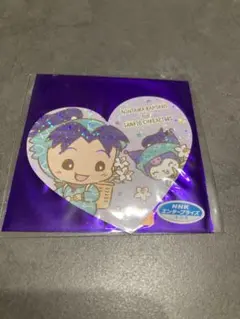 忍たま乱太郎 サンリオコラボカフェ ハートステッカー きり丸 ホロ