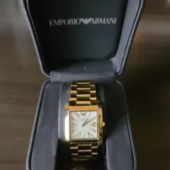 EMPORIO ARMANI レディース 腕時計 ゴールド
