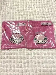 マイメロくじ　ピアノちゃん刺繍ポーチ