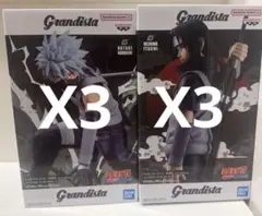 NARUTO イタチ、カカシGrandista フィギュア 6点セット