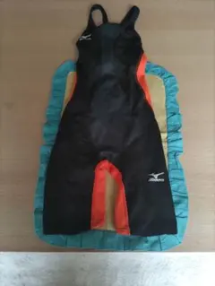 Mizuno 水着 スリムフィット 黒/オレンジ