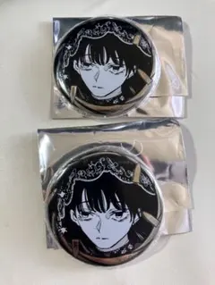 ゴールデン缶バッジ 大佛 2点