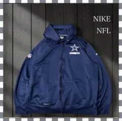 2458/ナイキNFLダラスカウボーイズチームプリントパーカープルオーバー2XL