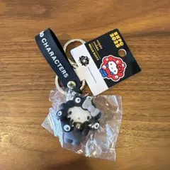 【新品】キティ 黒ミャクミャク なりきりキーホルダー サンリオ モノクロ 万博