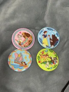 ディズニー刺繍バッジ 缶バッジ