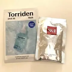 Torriden DIVE IN Mask & SK-II フェイシャルマスク