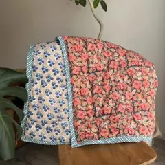 ハンドブロックプリントキルト　ベビーキルト