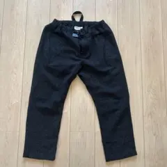 グラミチ　ウール混紡 グロップドパンツ 黒