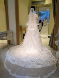 トリートドレッシング　80×300ロングウェディングベール