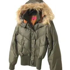 【OZOC】y2k 00s 3way ラクーンファー付ダウンジャケット　38