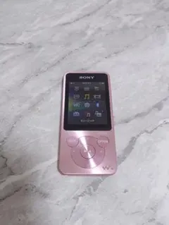 美品 ソニー ウォークマン NW-S14K ピンク 8GB スピーカー・ケース