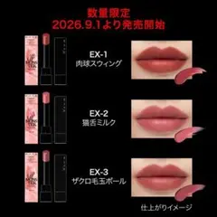 セット♡ ケイト リップモンスターEX-2 猫舌ミルク ニベア ブロッサムピンク