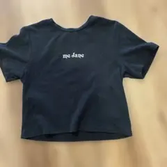 me Jane ロゴ 半袖 Tシャツ ブラックのサムネイル