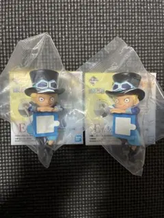 ワンピース一番くじ　ちらりんフレンズ　サボ 2体セット